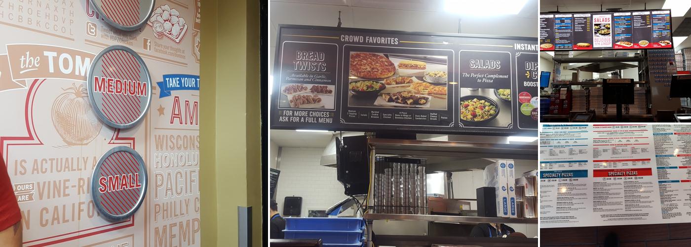 Domino's Pizza Menu