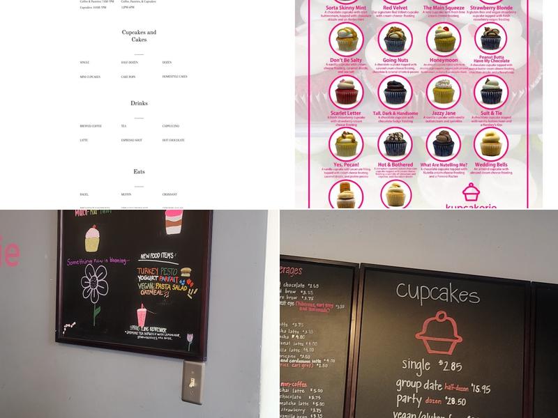 Kupcakerie East Point Menu