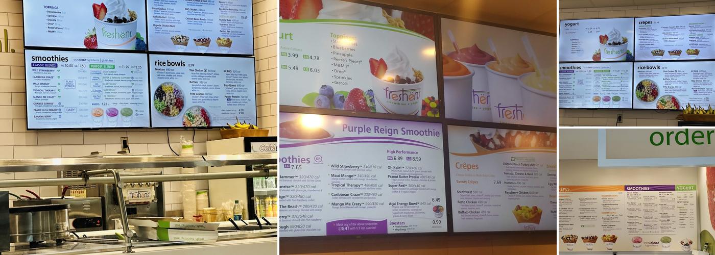 Freshens Menu