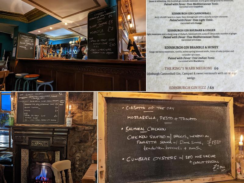 The King's Wark Menu