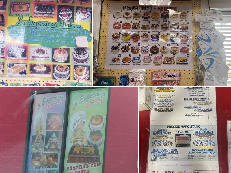 La Esperanza Bakery Menu