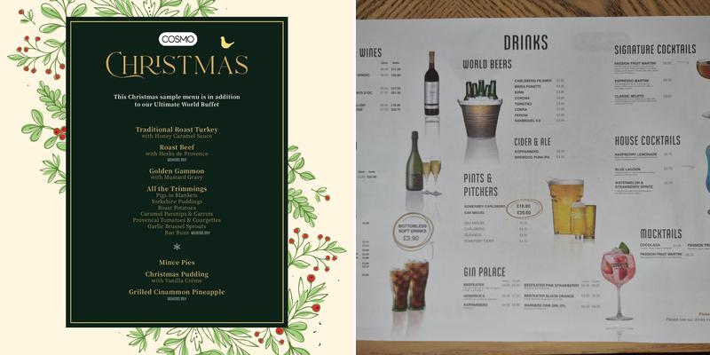 COSMO All You Can Eat World Buffet Restaurant | Edinburgh Menu