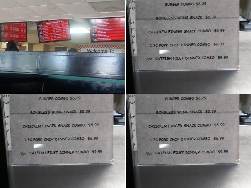 Kent's Drive In Menu