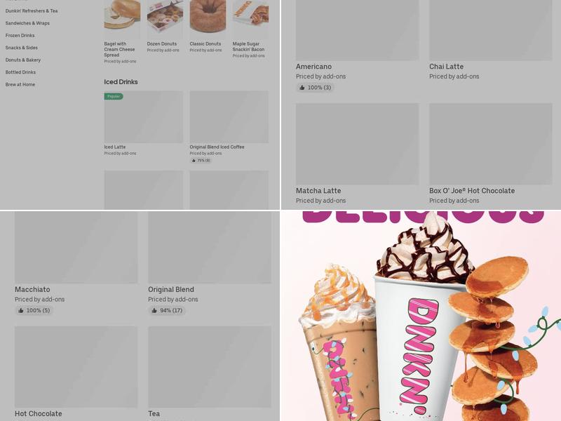 Dunkin' Menu