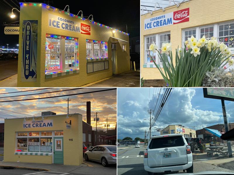 Coconuts Ice Cream 115 S Gilmer St, Cartersville