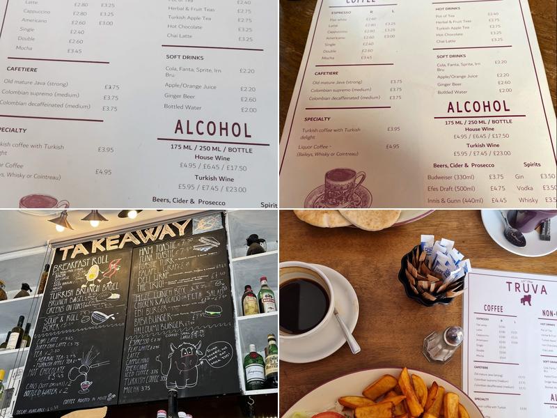 Cafe Truva Menu