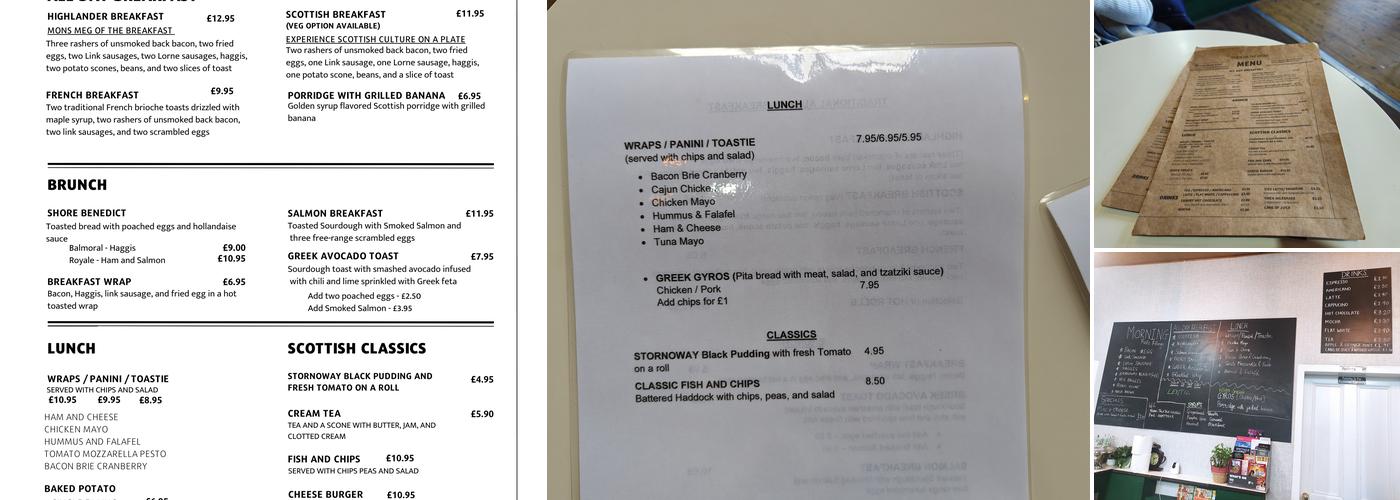 The Clock Cafe & Bistro Menu