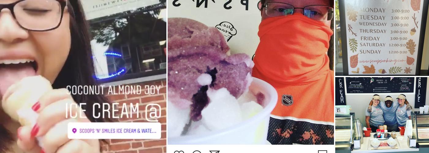 Scoops and Smiles Ice Cream & Water Ice Menu