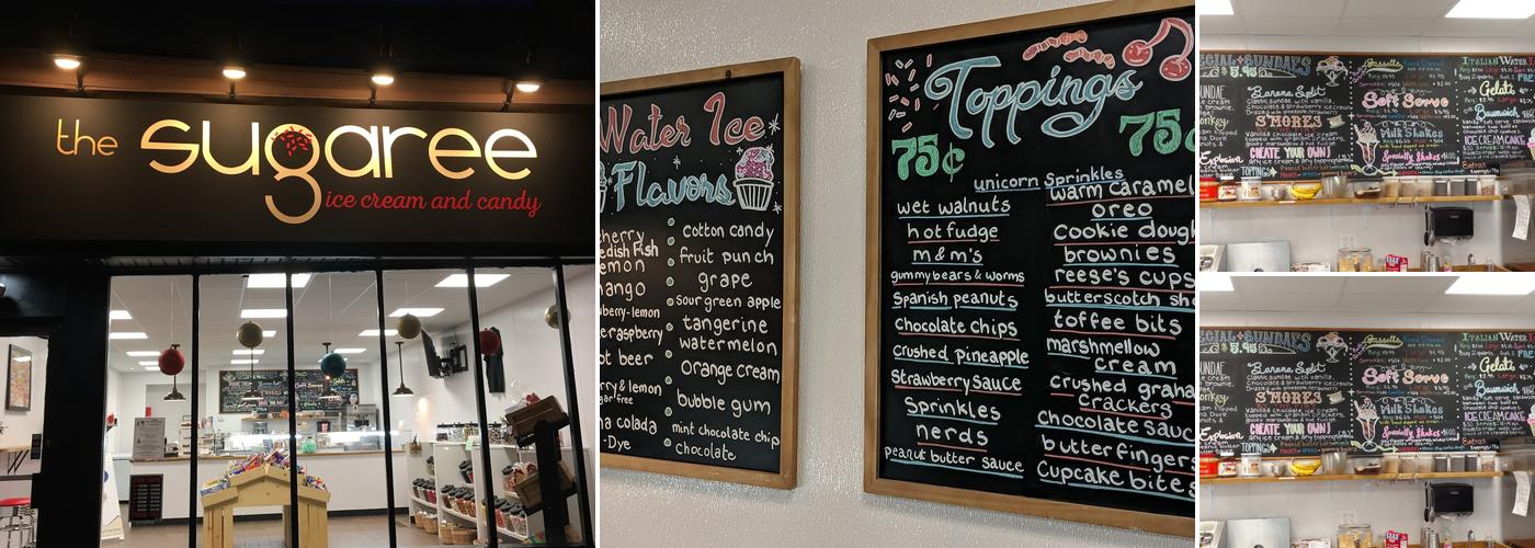 The Sugaree Menu