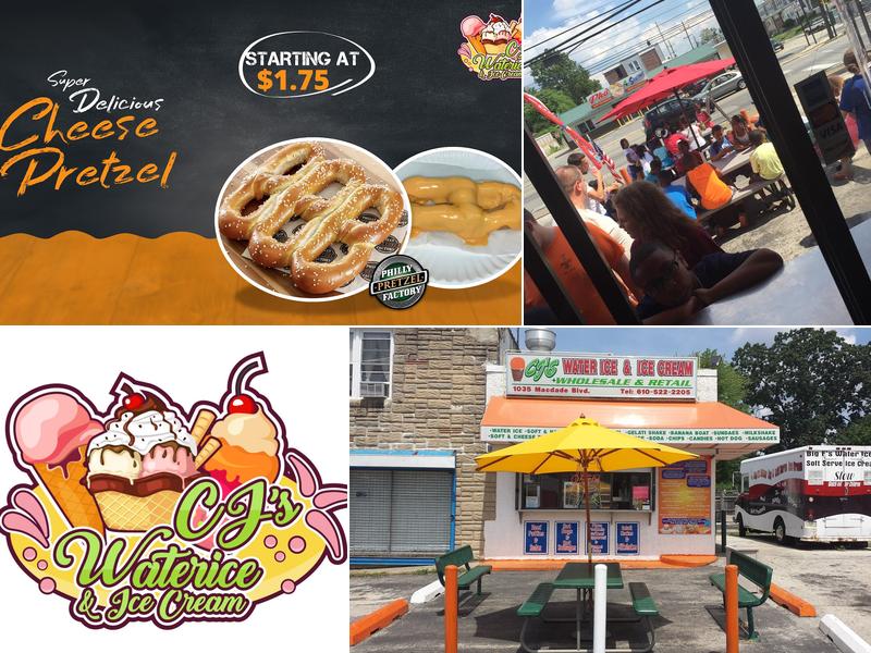 CJ'S WATERICE AND ICE CREAM