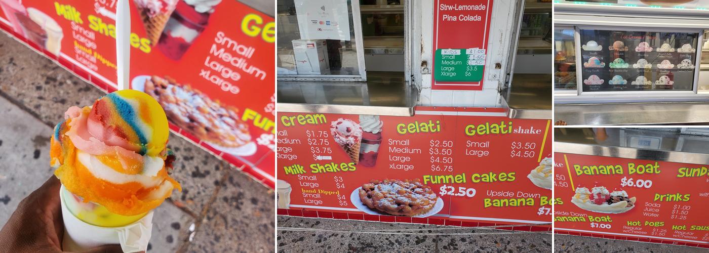 Morrone's Water Ice Menu