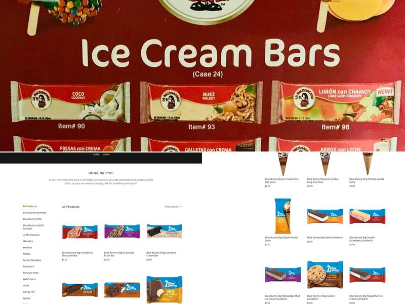 Ice Cream Express Menu