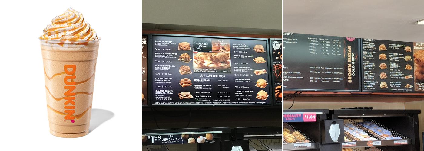 Dunkin' Menu