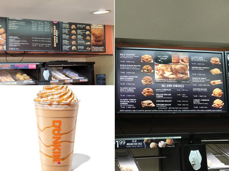 Dunkin' Menu