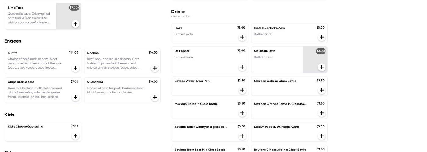 Paula's Zzerts Catering & Natural baked goods Menu