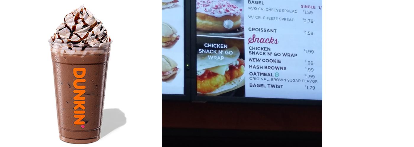 Dunkin' Menu