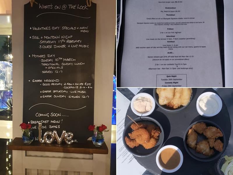 Lock & Quay Restaurant & Bar Menu