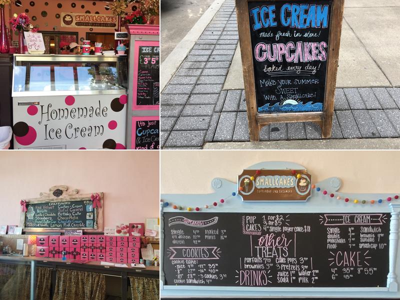 Smallcakes: A Cupcakery And Creamery Menu