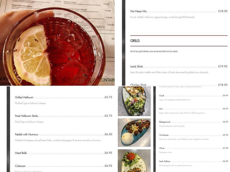 Little Istanbul Menu