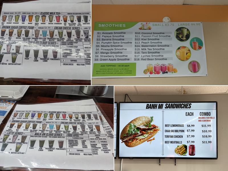 Doughnut World Menu