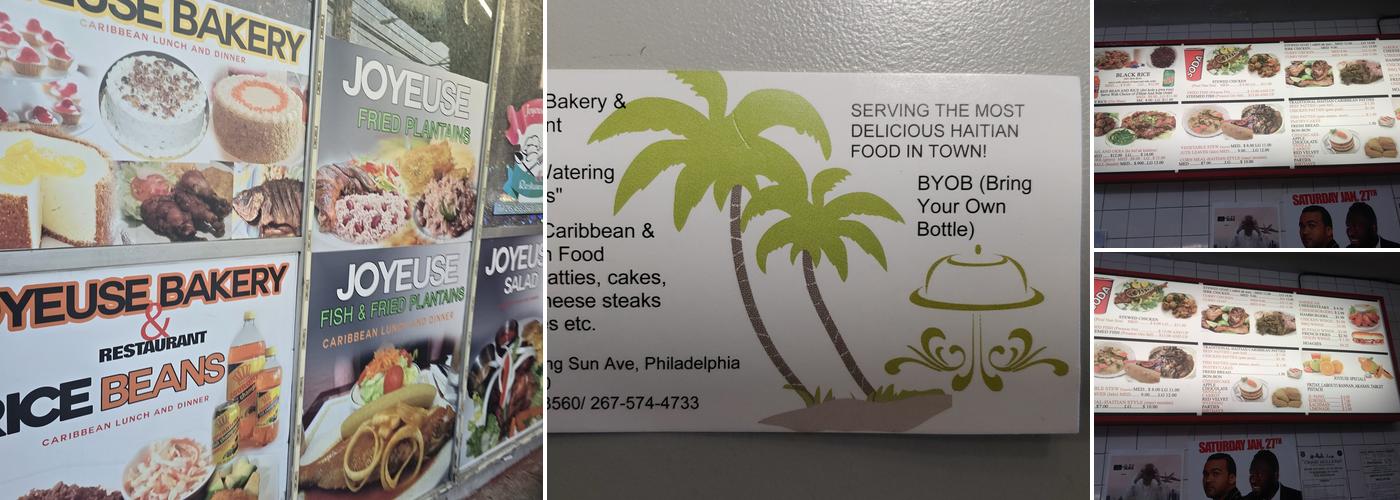 Joyeuse Bakery & Restaurant Menu