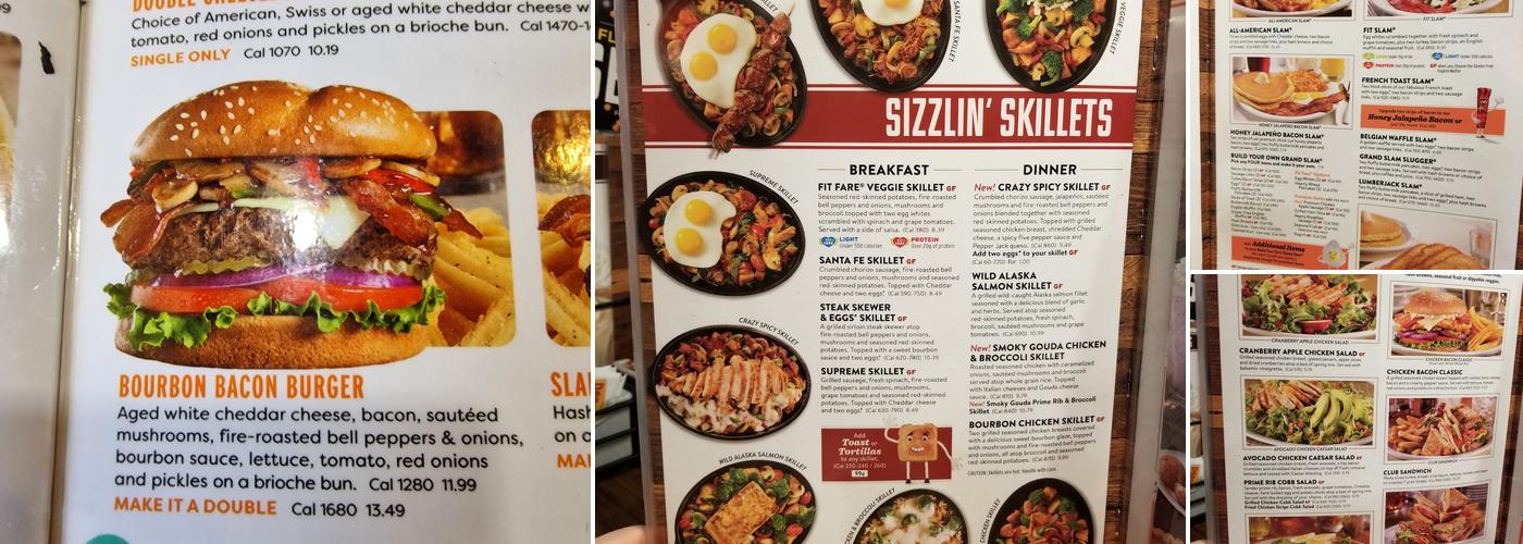 Denny's Menu