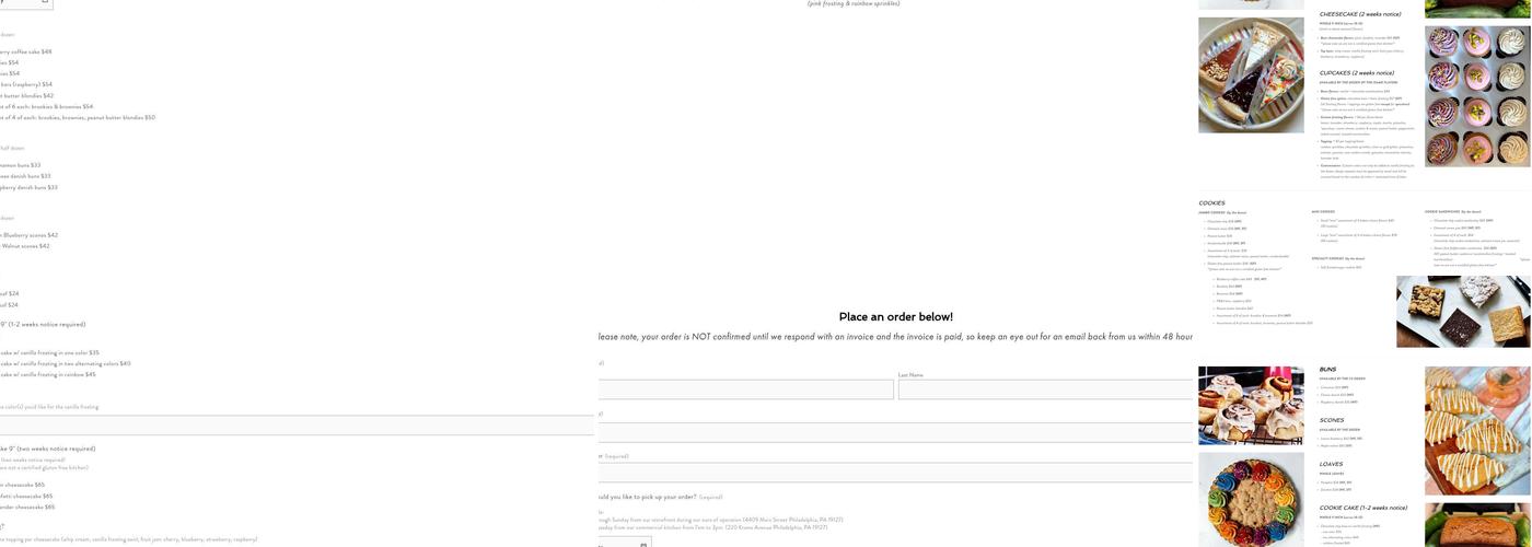 Crust Vegan Bakery Menu