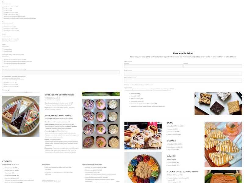 Crust Vegan Bakery Menu