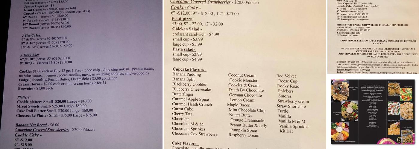 DOUBLE DRIZZLE Menu