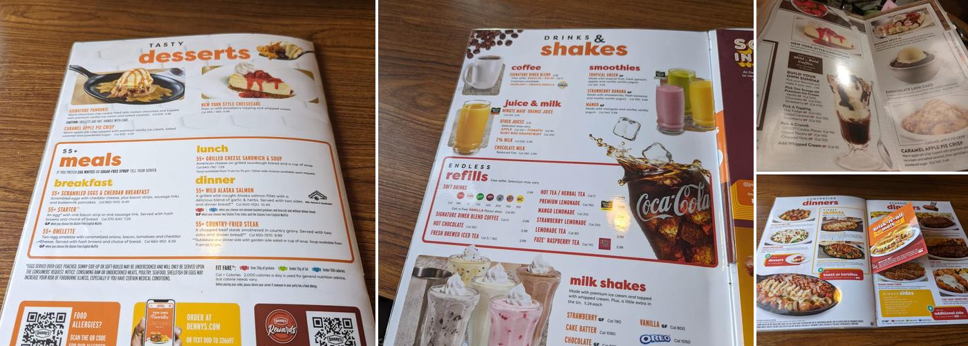 Denny's Menu
