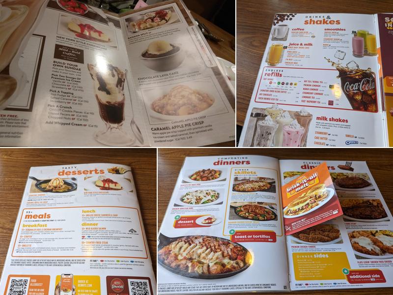 Denny's Menu