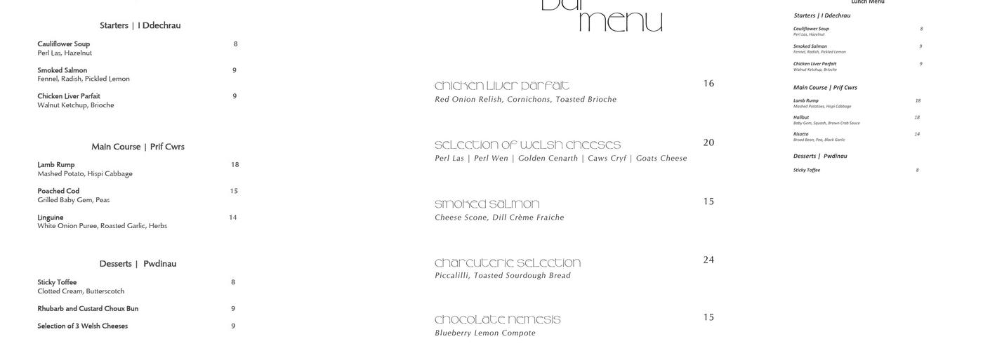 Blas Restaurant Menu