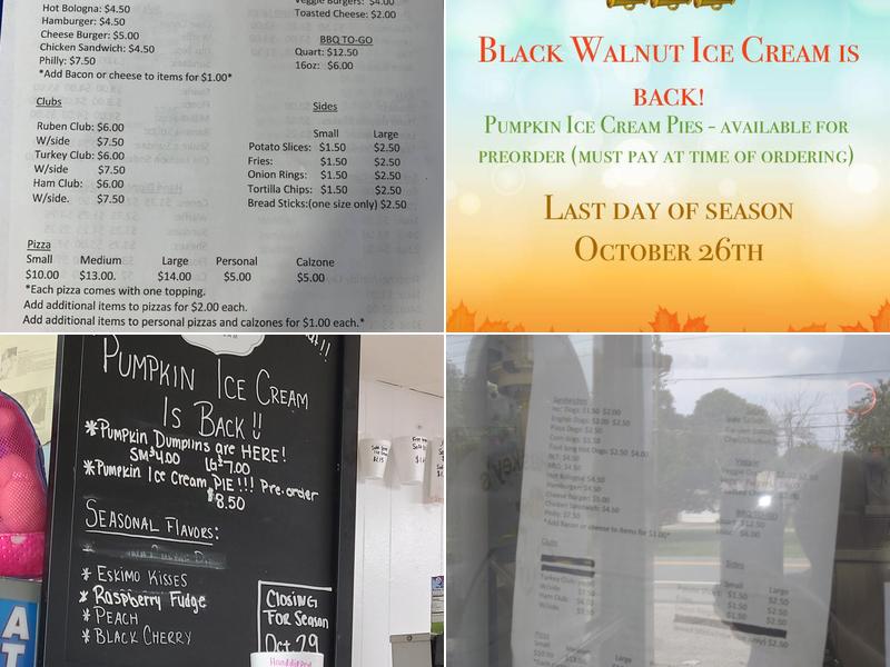 Huskey's Dairy Bar Menu