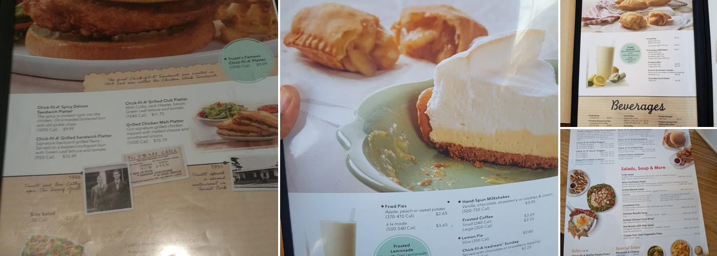Chick-fil-A Menu