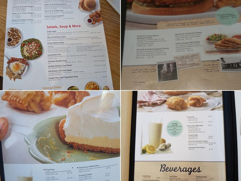 Chick-fil-A Menu
