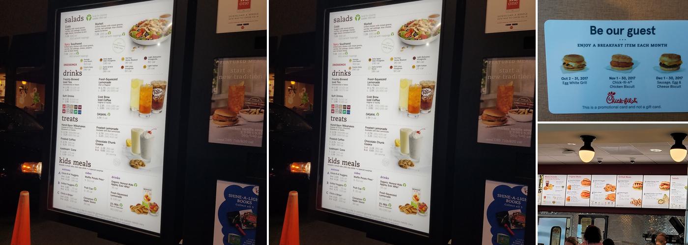 Chick-fil-A Menu