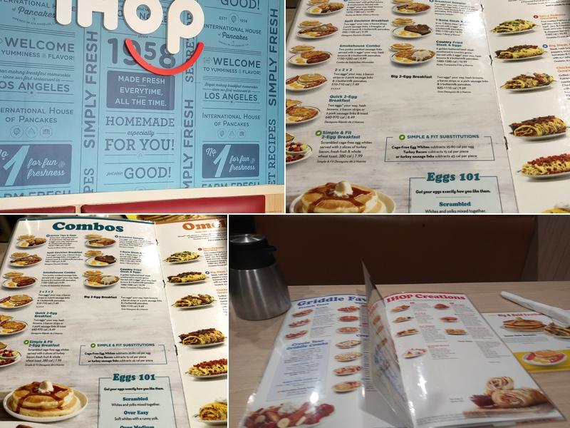 IHOP Menu