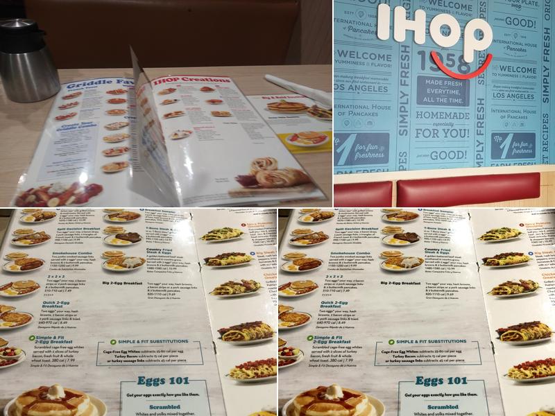 IHOP Menu