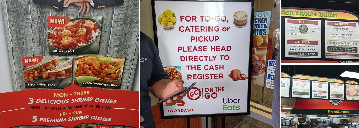 Golden Corral Buffet & Grill Menu