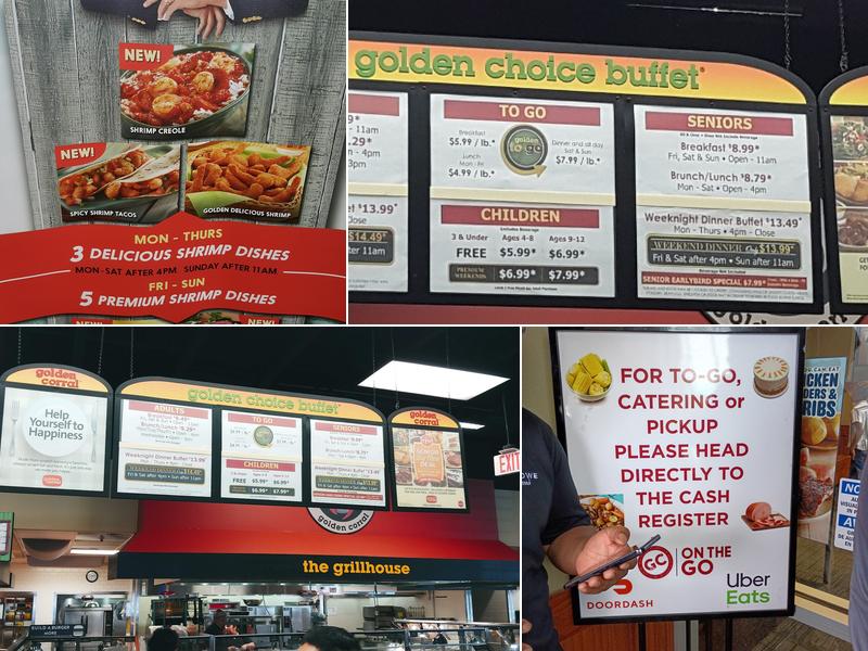 Golden Corral Buffet & Grill Menu