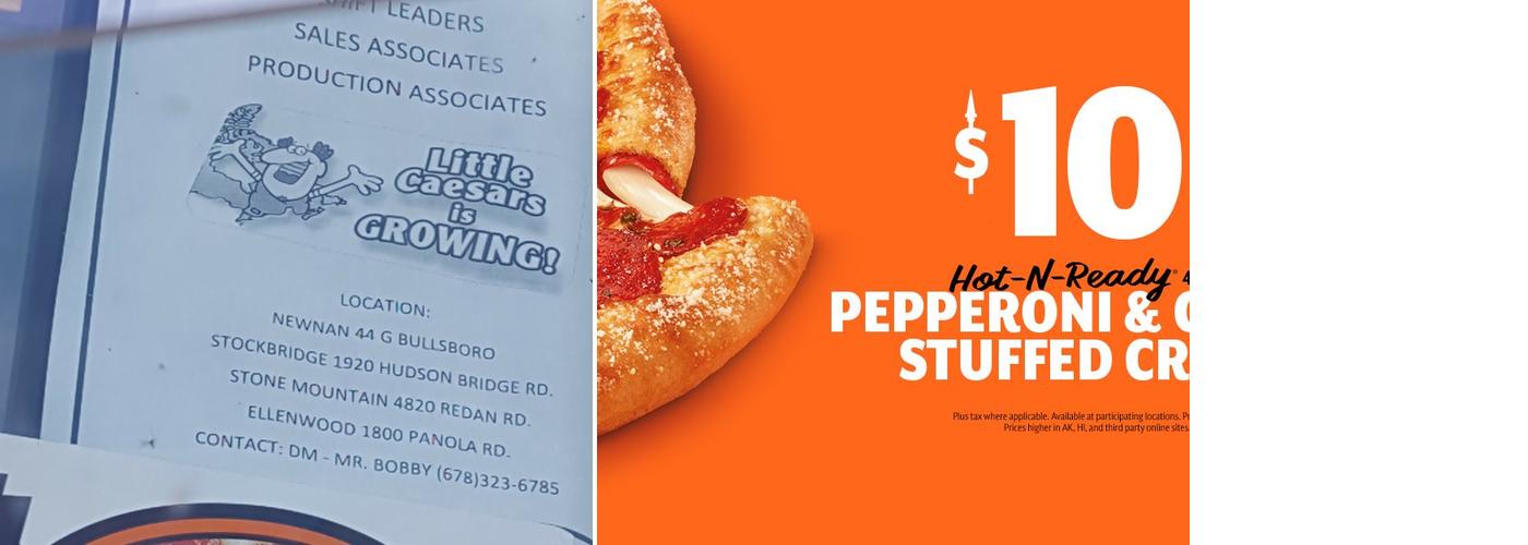 Little Caesars Pizza Menu