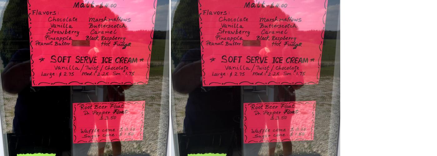 Marvie's Park Market Menu