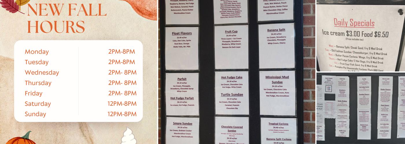 Coke & Float Menu