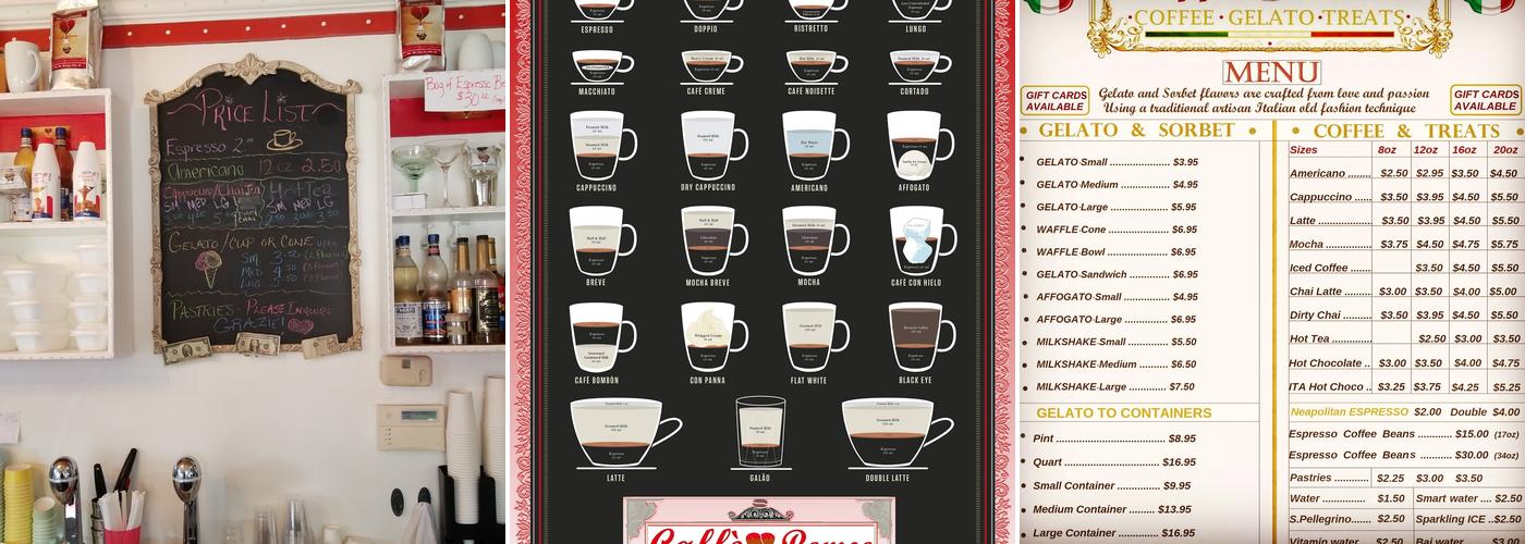 Caffe Romeo Menu