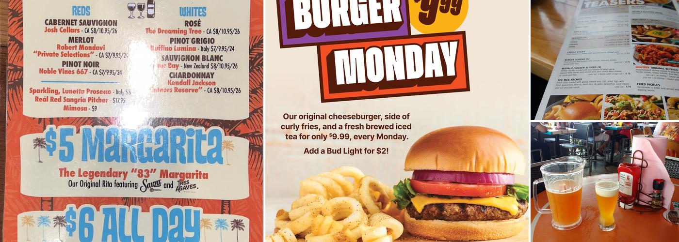 Hooters Menu