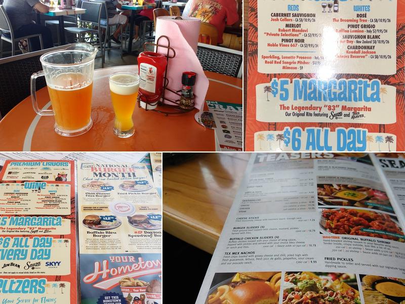 Hooters Menu