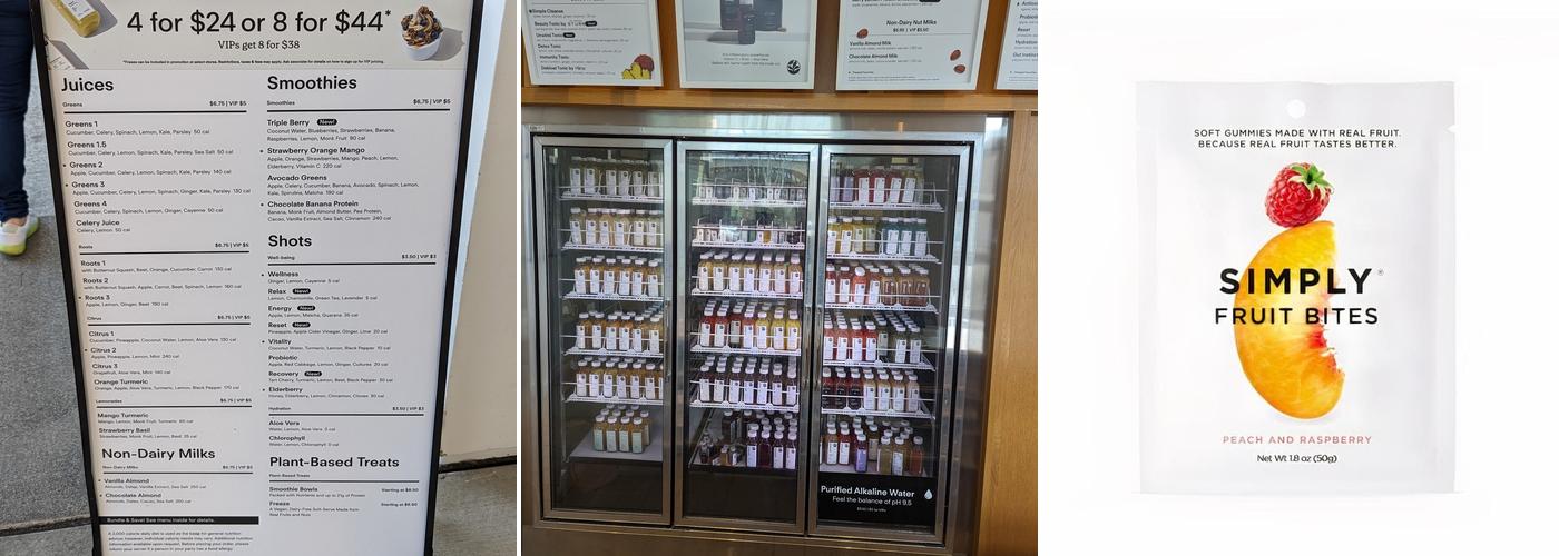 Pressed Juicery Menu