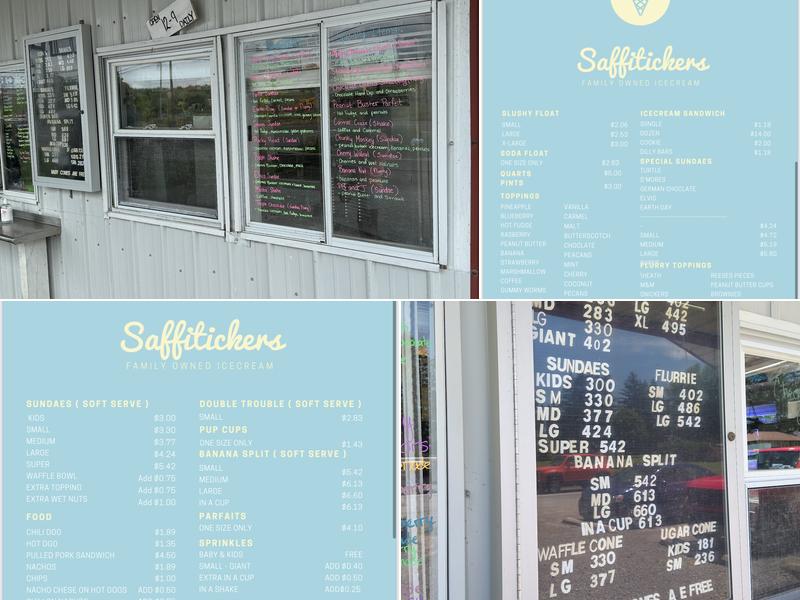 Saffitickers Menu