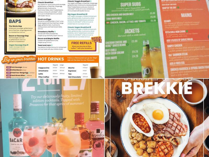 The Travellers Home Menu