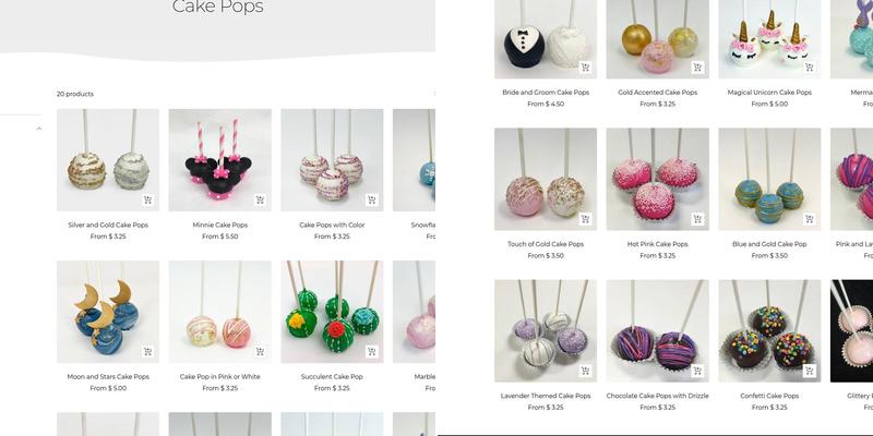 Cinderella Cakes Anaheim Menu